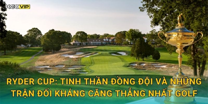 Ryder Cup: Tinh Thần Đồng Đội Và Những Trận Đối Kháng Căng Thẳng Nhất Golf