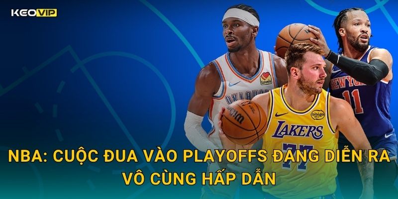 NBA: Cuộc Đua Vào Playoffs Đang Diễn Ra Vô Cùng Hấp Dẫn
