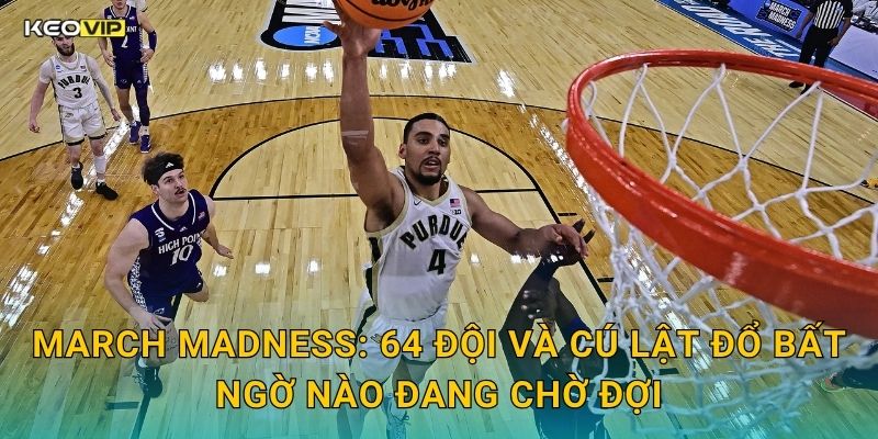 NCAA March Madness Điên Rồ – Soi Kèo NCAA March Madness Kèo Nhà Cái Phân Tích Từng Trận 1 March Madness: 64 Đội Và Cú Lật Đổ Bất Ngờ Nào Đang Chờ Đợi